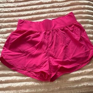 Asics Women's Bright Pink Athletic Shorts